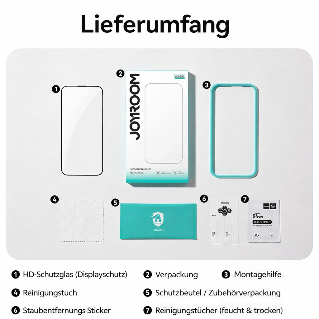 iPhone 17 Displayschutz "HD-Glas"